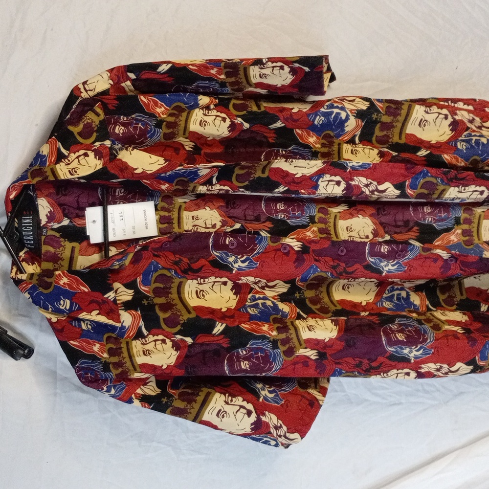 NWT Ferugini Men's Buttonup